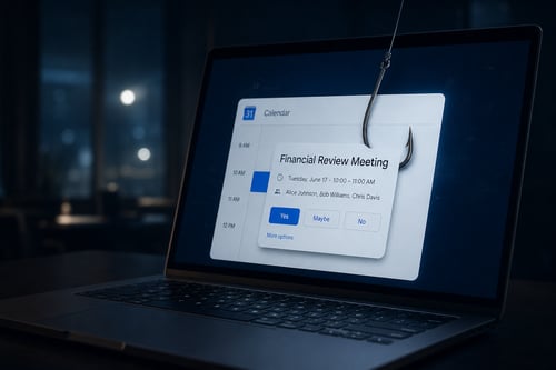 Calendar Invite With Phishing Hook