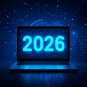 computer with 2026 with technology background-1