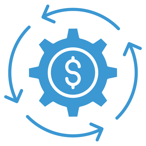 financial custom automation icon