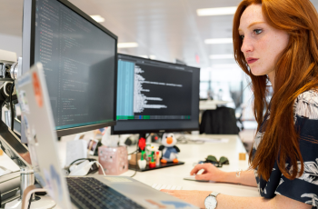 red head IT dispatcher sized