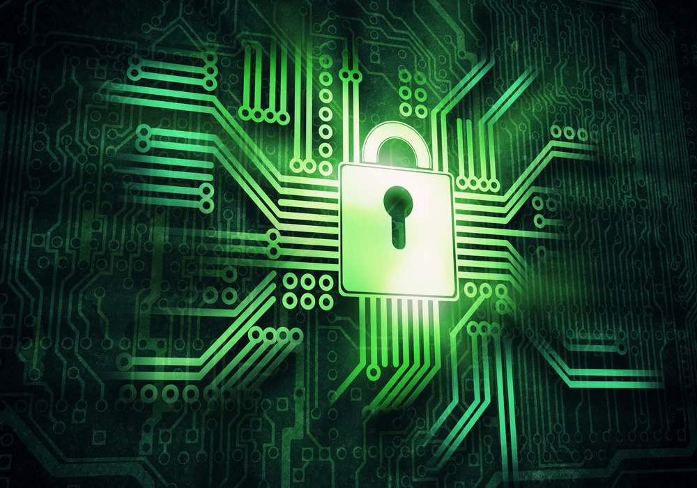 Conceptual digital image of lock on circuit background-Apr-09-2024-09-03-49-0084-PM Conceptual digital image of lock on circuit background-Apr-09-2024-09-03-49-0084-PM
